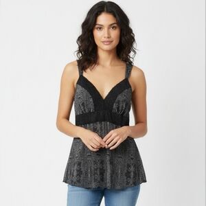 Vintage Avenue Tank Babydoll Y2K Mesh Goth Grunge Whimsigoth Fairy 18/20